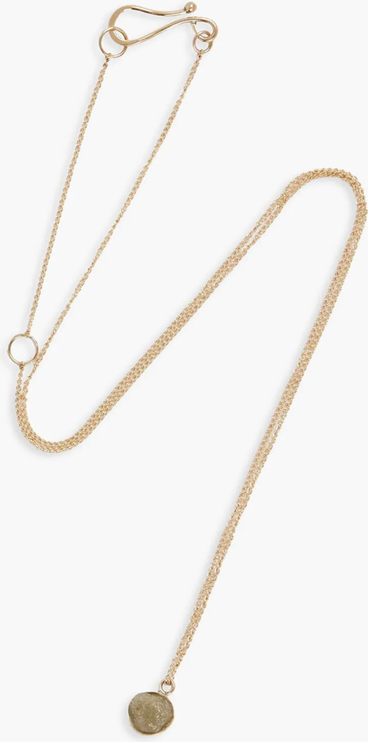 14-Karat Gold Diamond Necklace