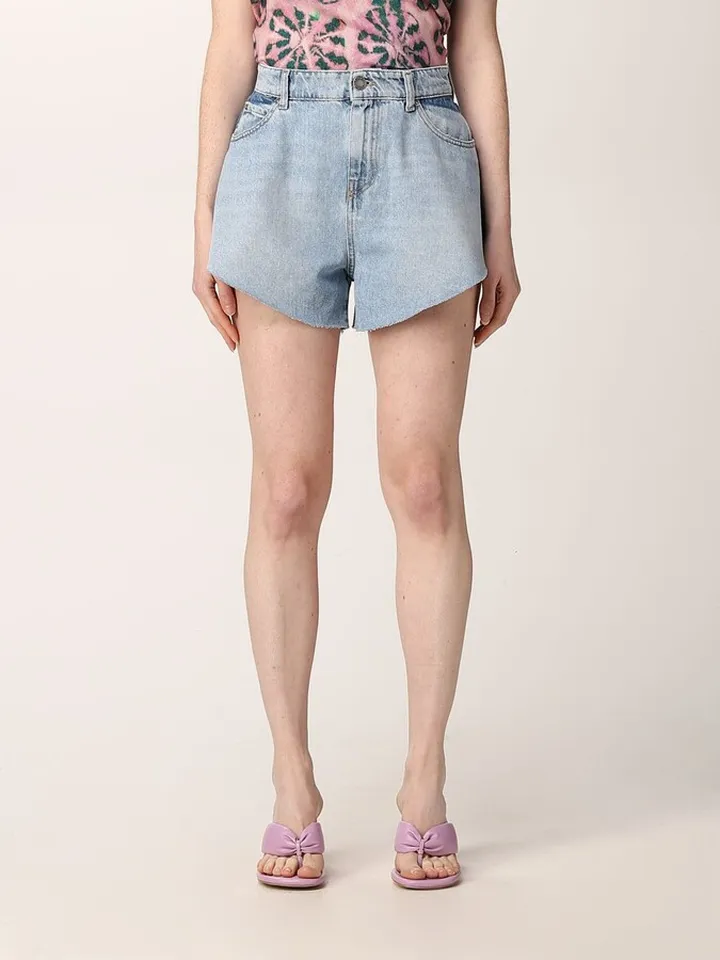Pinko shorts in washed denim