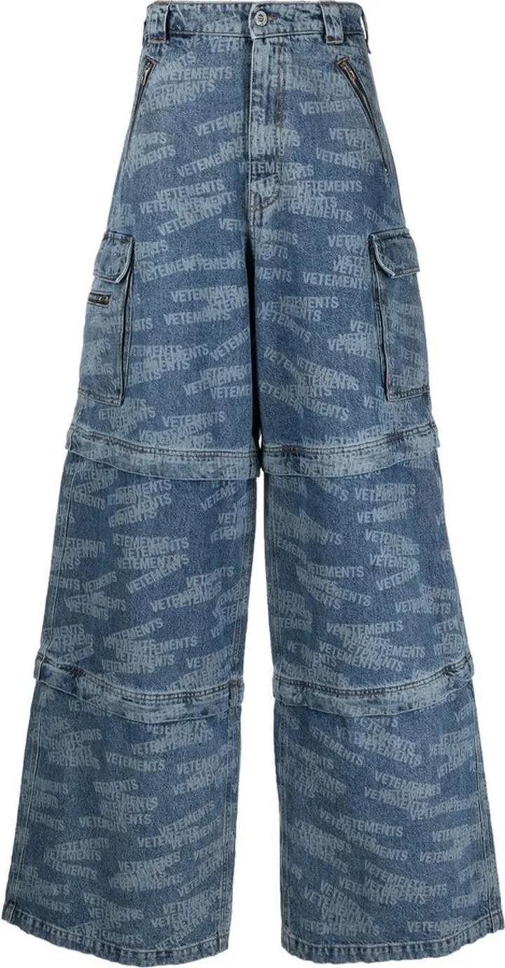 Transformer logo-print jeans