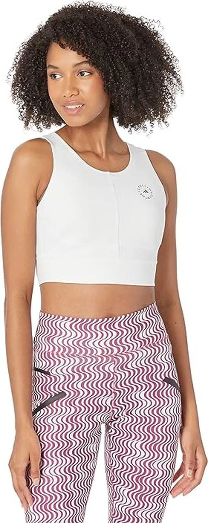 adidas by Stella McCartney Training Crop HI6031 (White) Women's Clothing