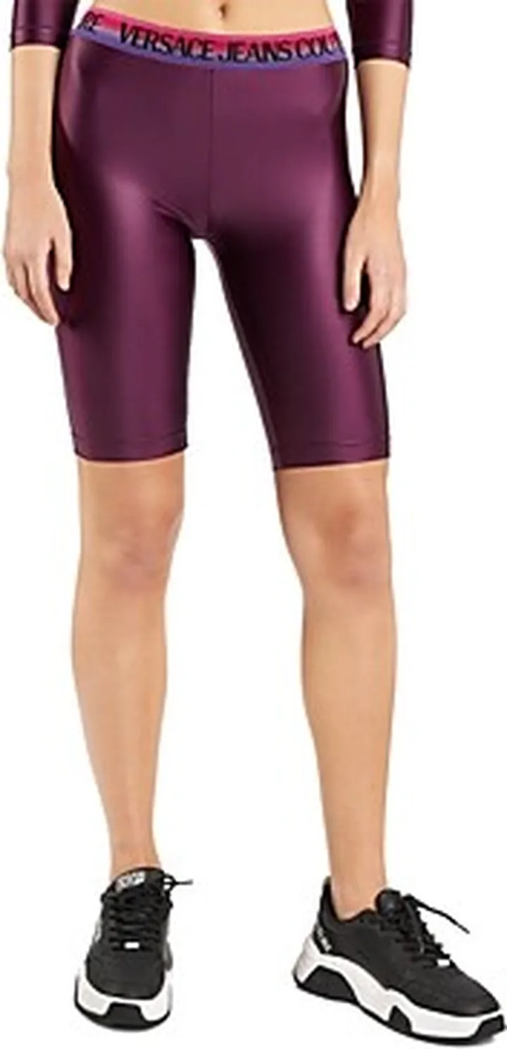 Versace Jeans Couture Metallic Bike Shorts