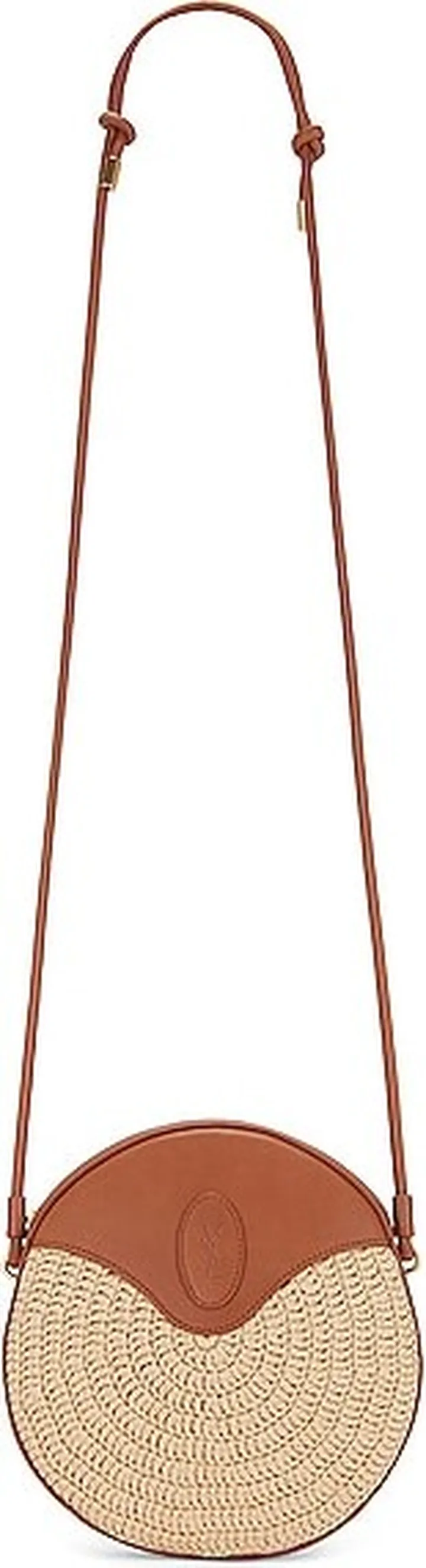 Saint Laurent Round Camera Bag in Neutral