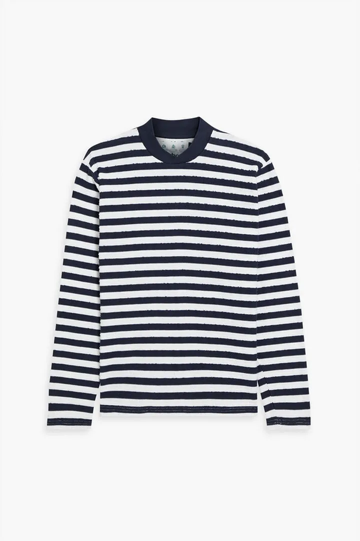 Ando striped fil coupé cotton-jersey T-shirt