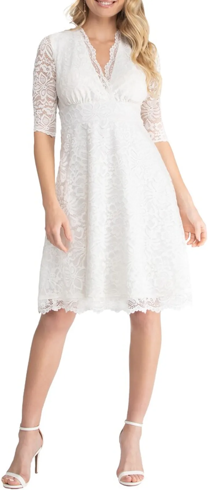 Bella Lace Fit & Flare Dress