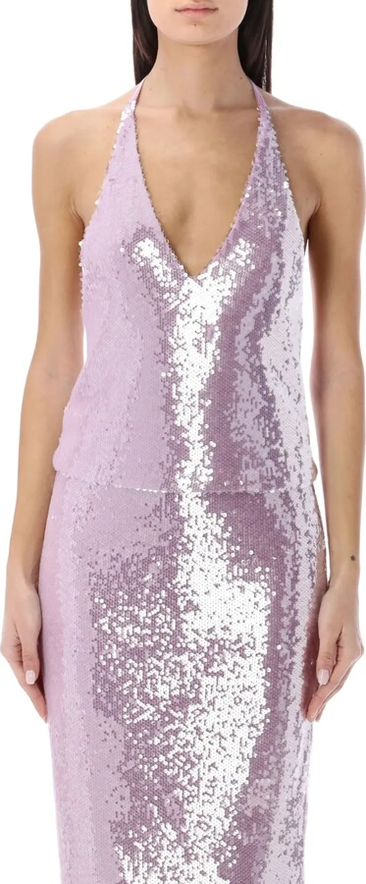 Sequin Halterneck Top