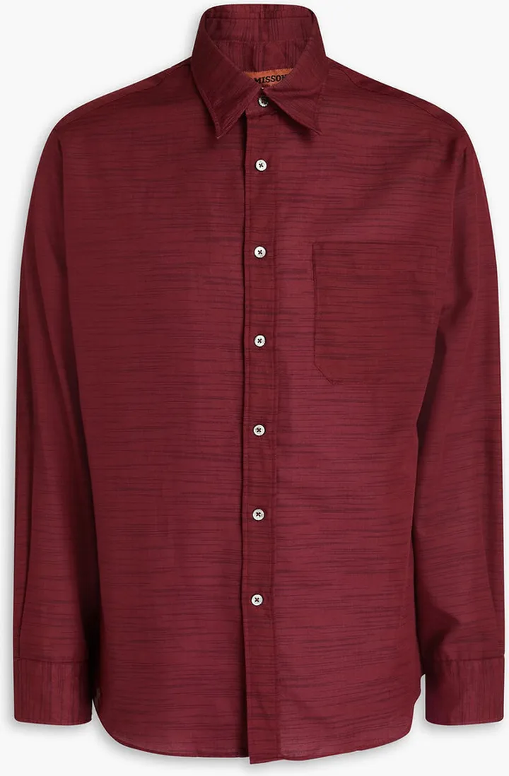 Slub cotton shirt