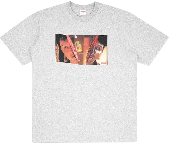 Split graphic T-shirt