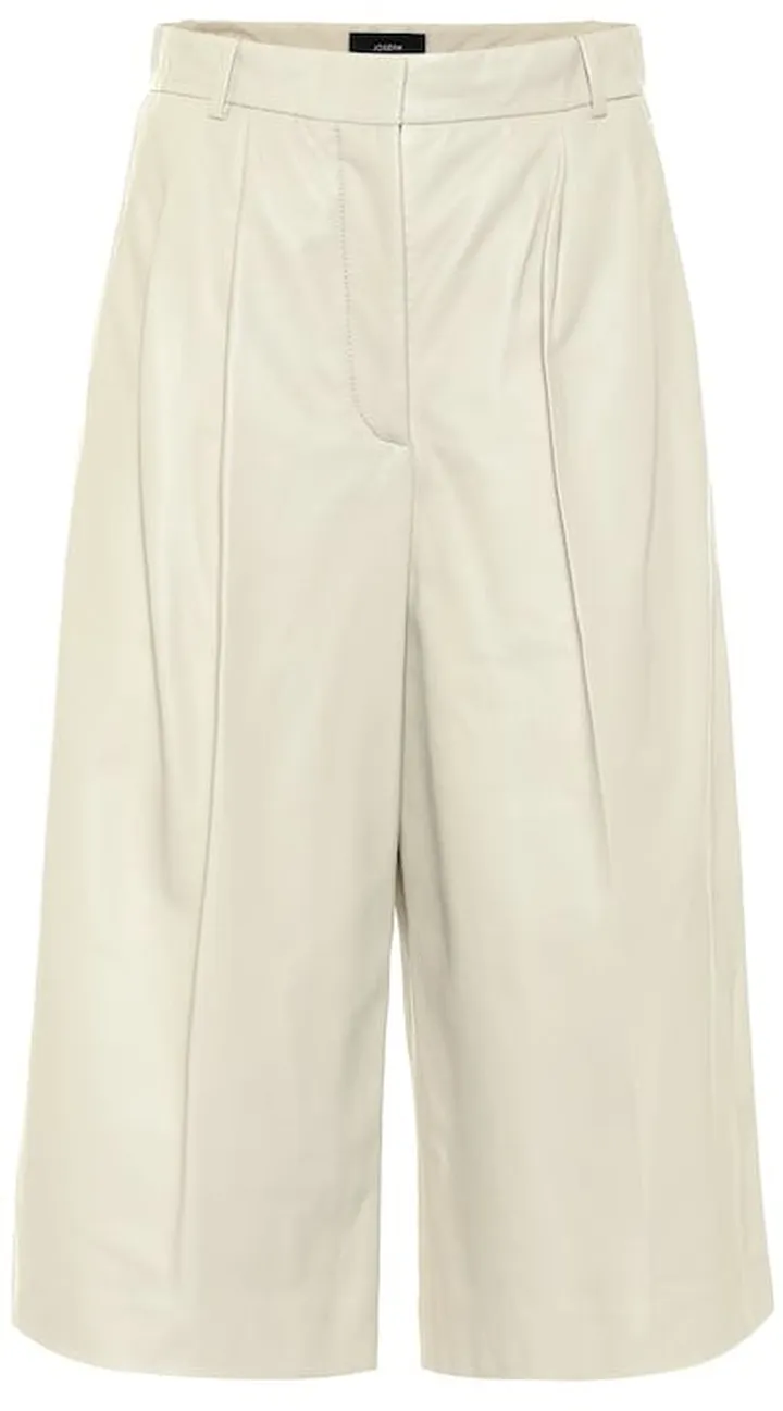 Timo leather Bermuda shorts