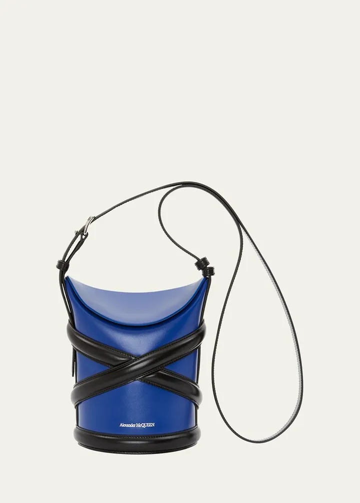 The Curve Small Bucket Crossbody Bag