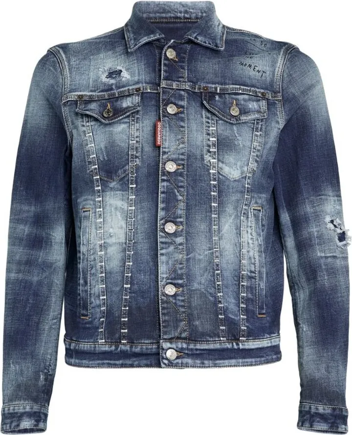 Dsquared2 Distressed Denim Jacket