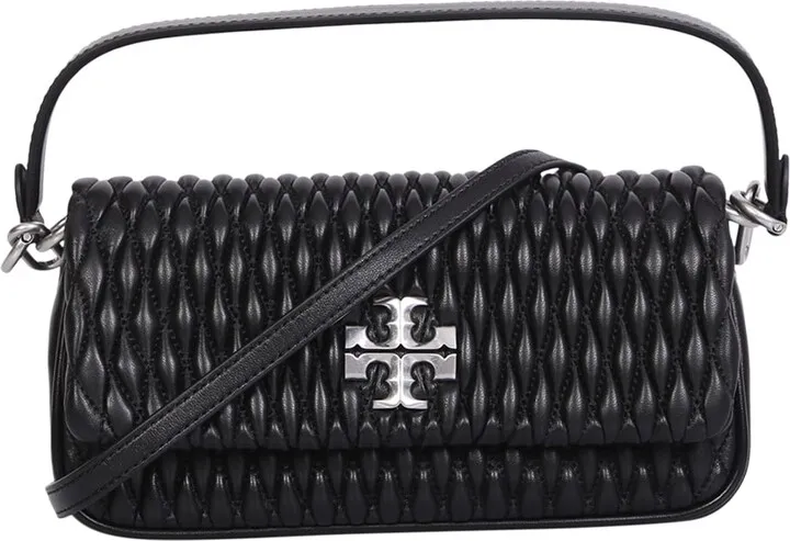 Kira Ruched Bag Black