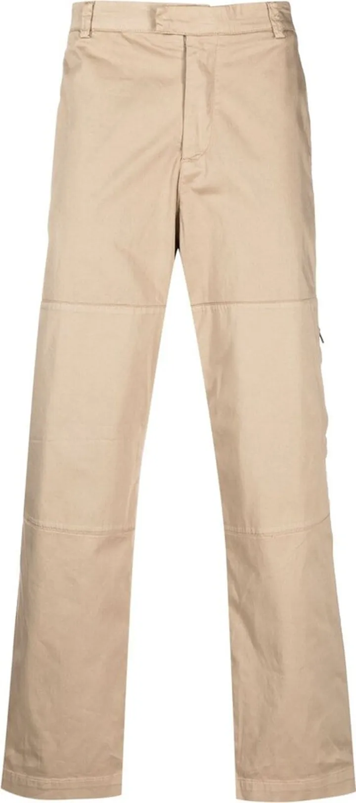 Mid-Rise Straight-Leg Trousers