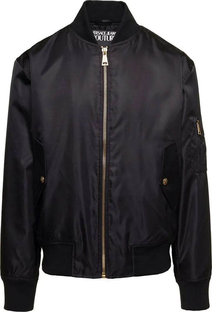 Versace Jeans Couture Baroque-Printed Zipped Bomber Jacket