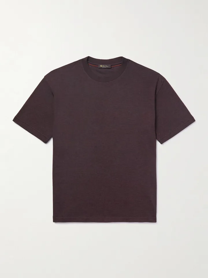 Cashmere and Silk-Blend T-Shirt