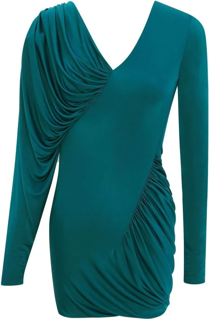 V-neck minidress