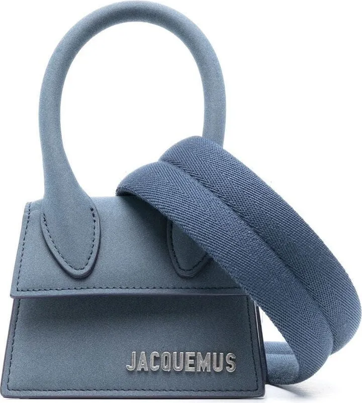 Blue Le Chiquito Leather Mini Bag