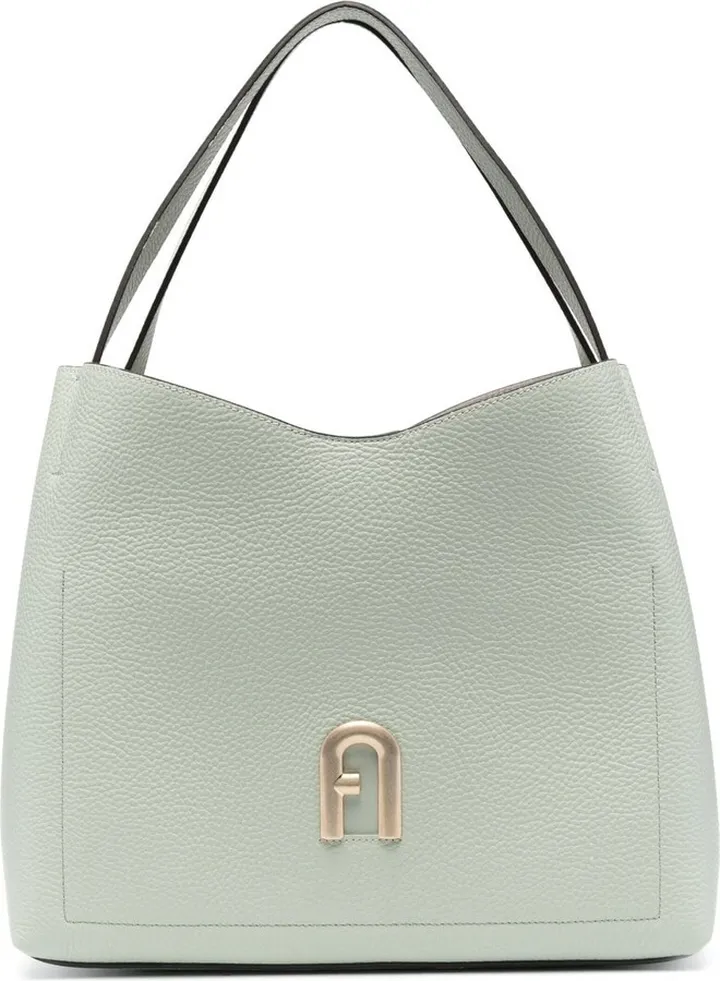 Primula leather tote bag