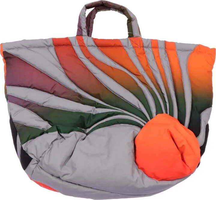 Unisex Sunset Puffer Bag Woven