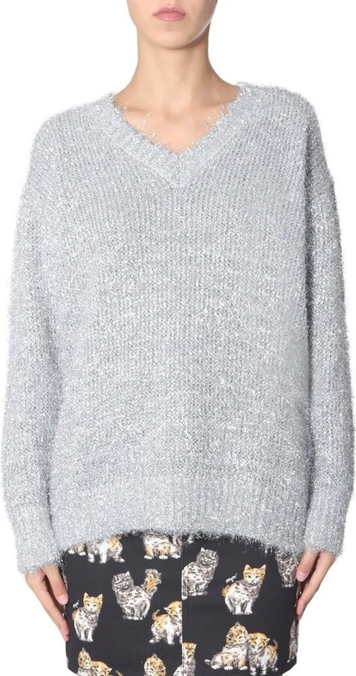 MSGM Oversize V-Neck Jumper