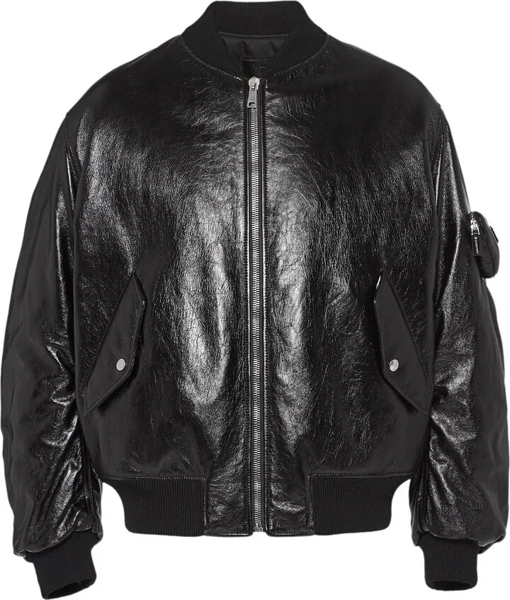 Nappa Leather Bomber Jacket