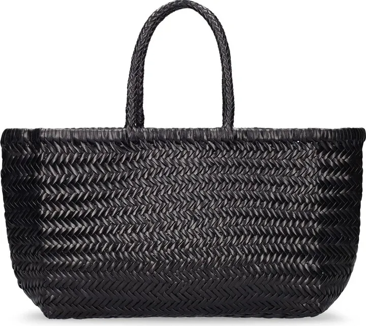 Triple Jump Big bamboo leather bag