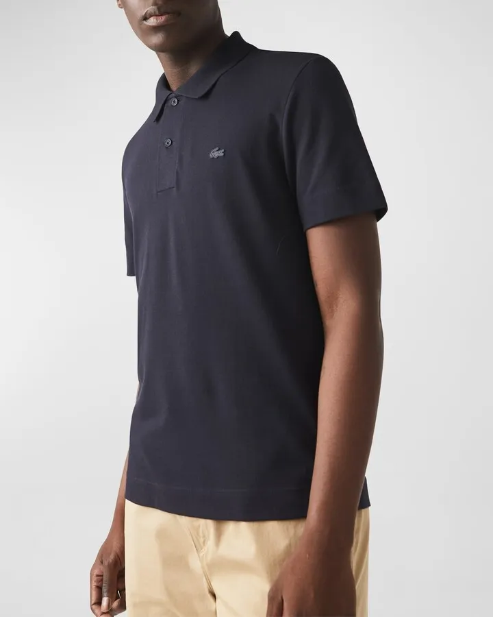 Men's Organic Stretch Cotton Piqué Polo Shirt