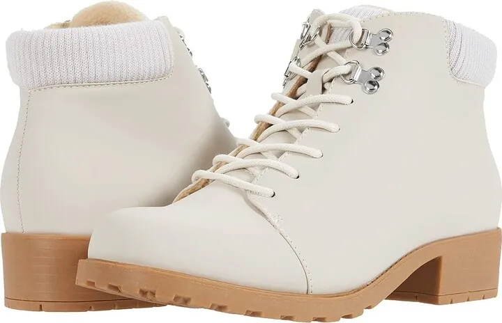 Trotters Becky 2.0 (Off-White Veg Calf Leather) Women's Boots