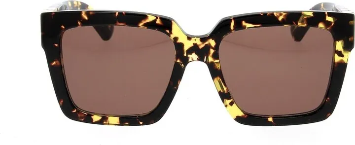 Bottega Veneta Eyewear Rectangle Frame Sunglasses