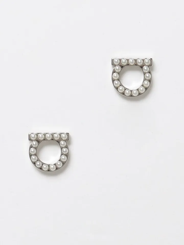 Salvatore Ferragamo Gancini earrings