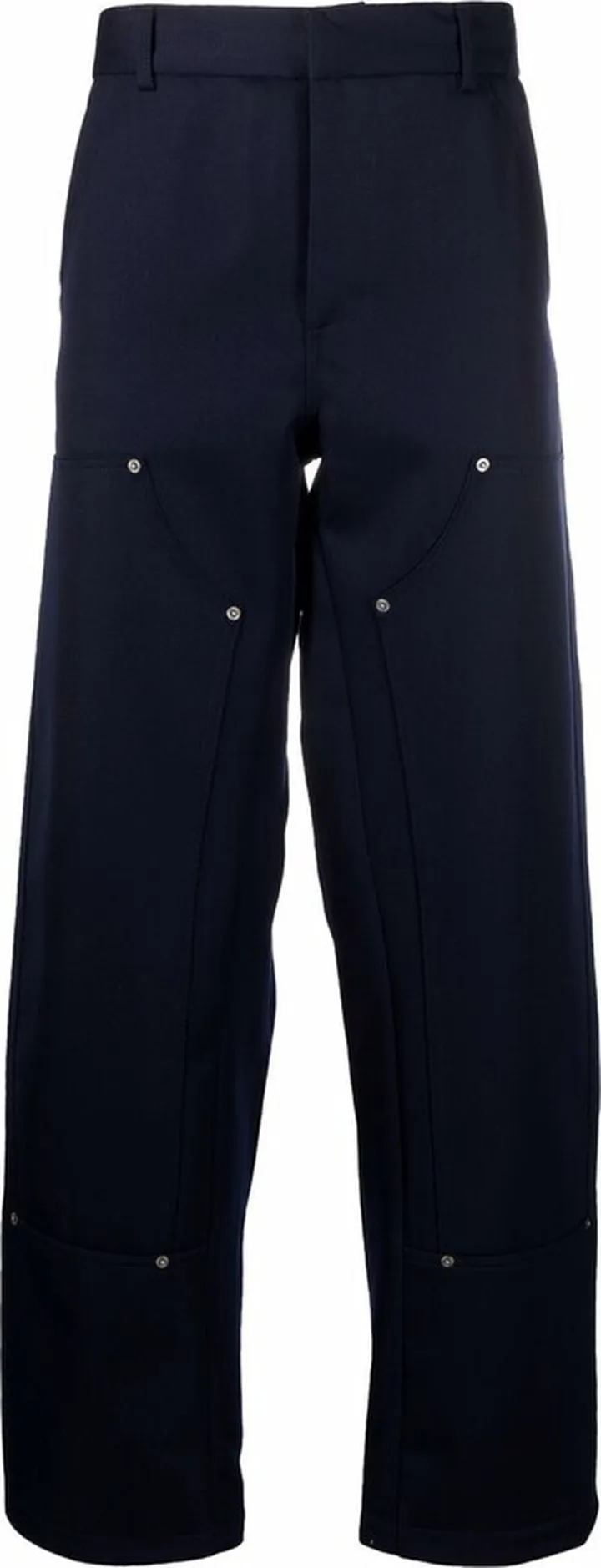 Straight-Leg Cotton Trousers