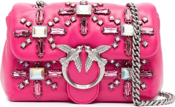 Love Puff gemstones shoulder bag