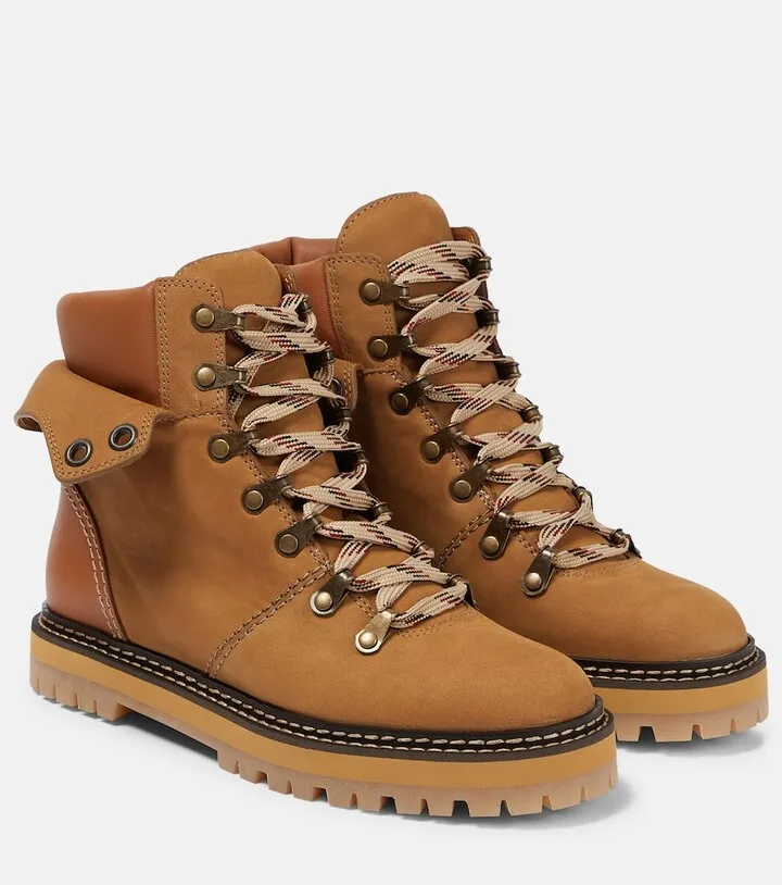 Eileen leather hiking boots