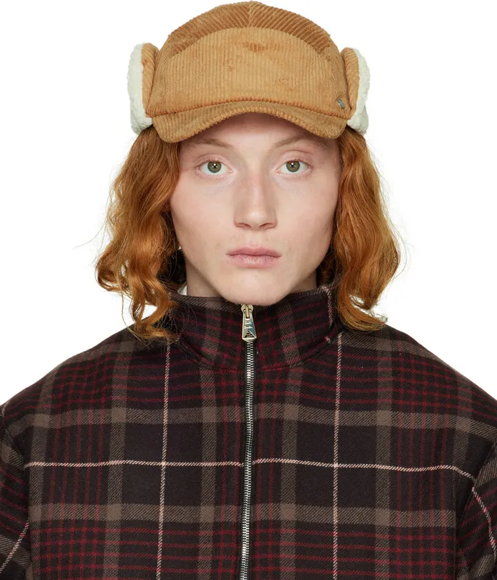 Paul Smith Tan Corduroy Cap