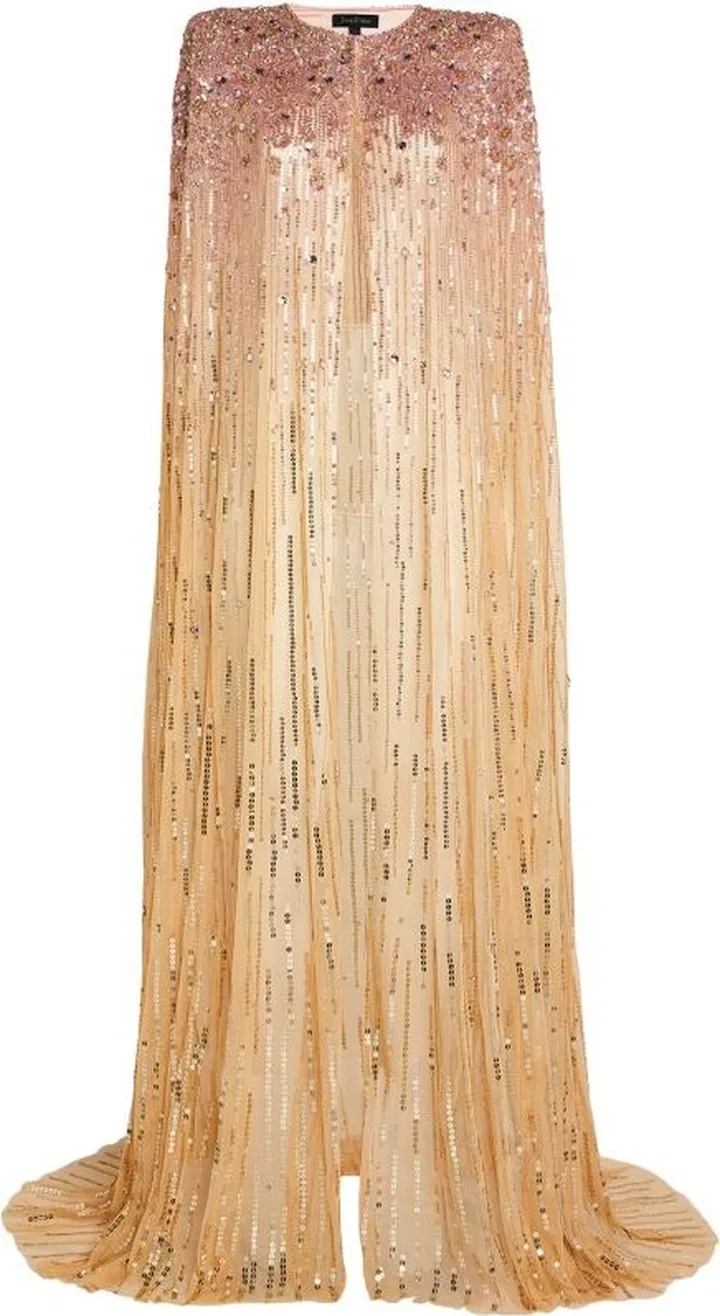 Jenny Packham Sequinned Lapwing Cape