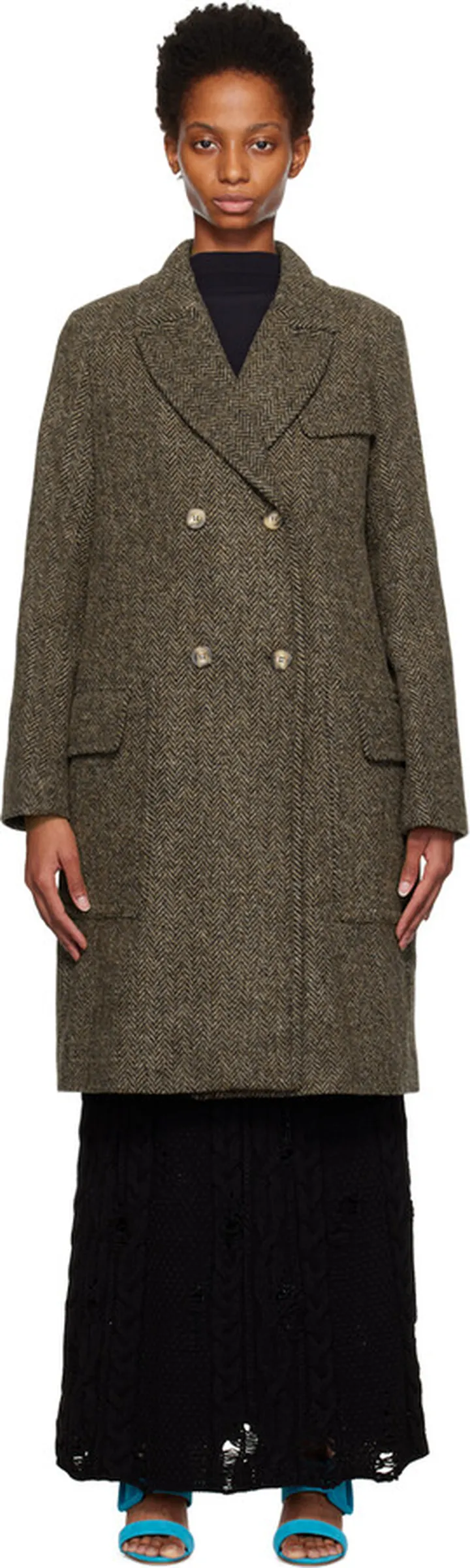 A.P.C. Brown Gina Coat
