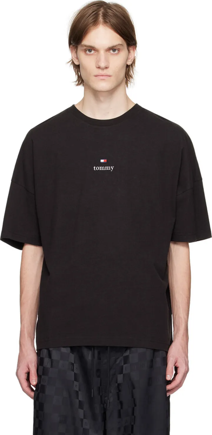 Tommy Jeans Black 'New York' T-Shirt