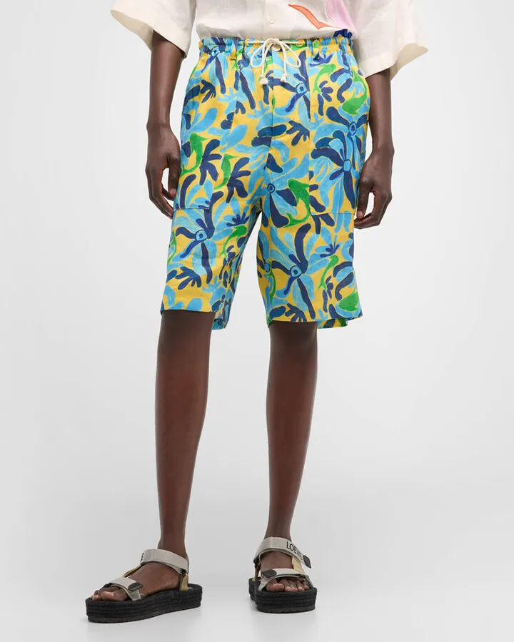 x No Vacancy Inn Men's Chippy Fishes Shorts
