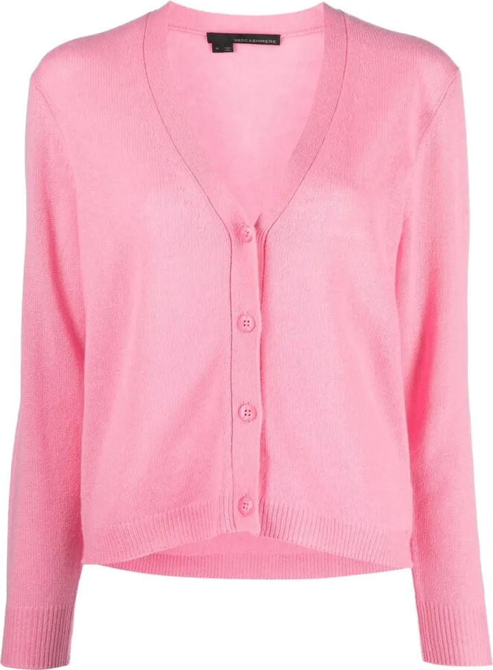 V-neck cashmere cardigan
