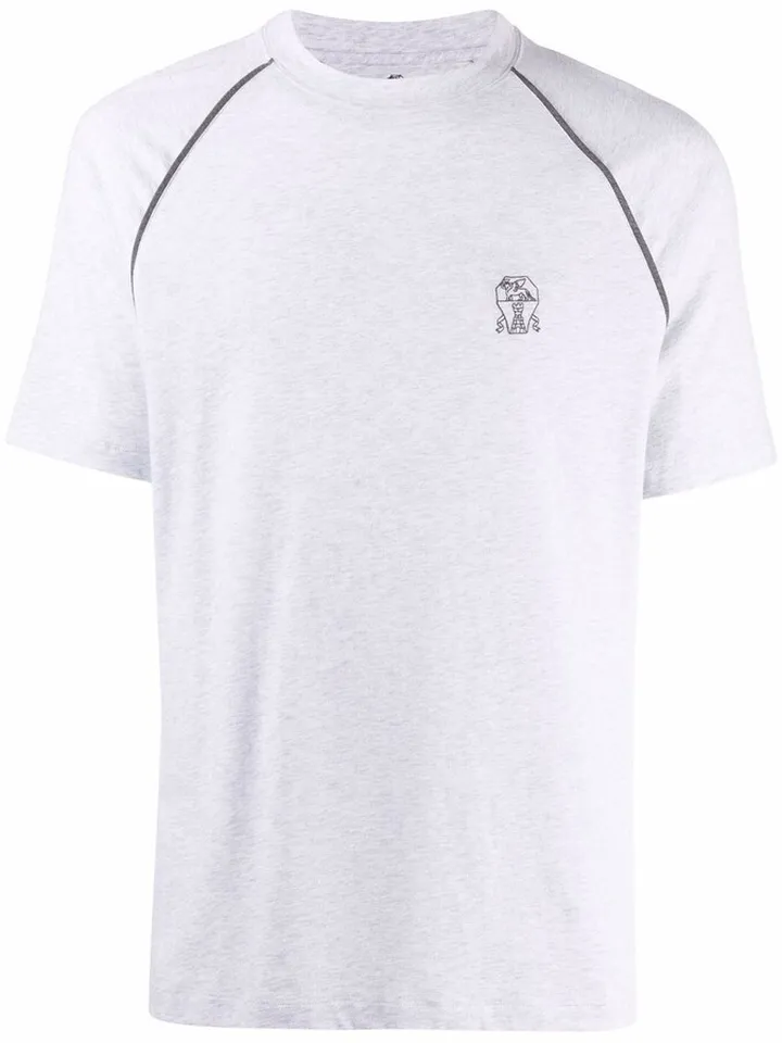 embroidered logo cotton T-shirt