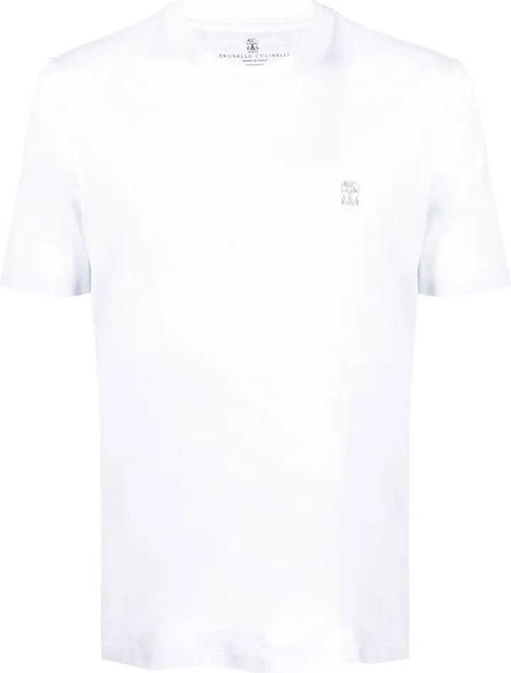 embroidered-logo cotton T-shirt