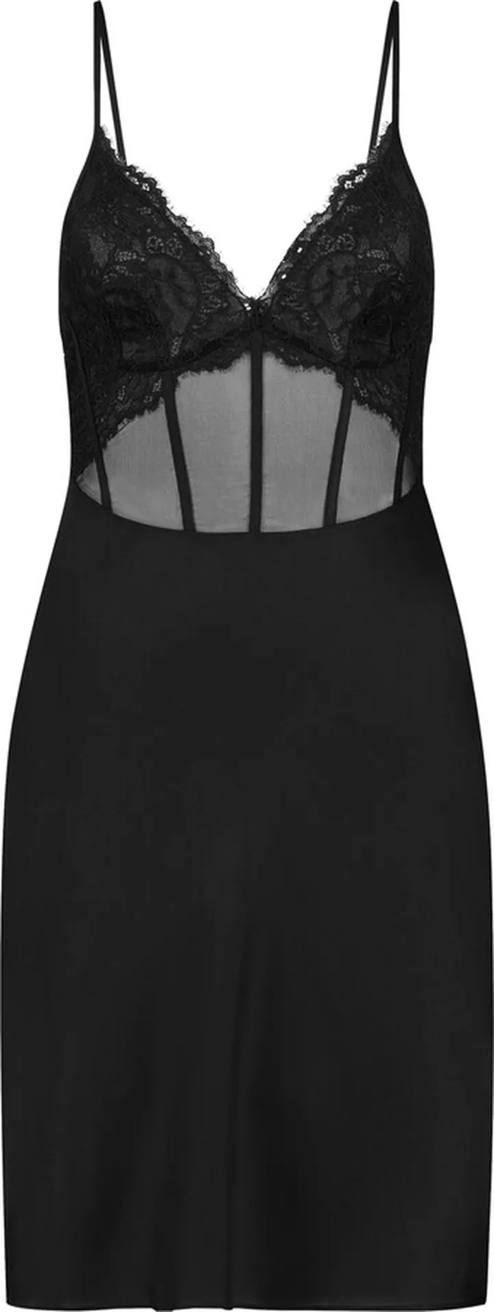 Lora Lace Trim Corset Chemise