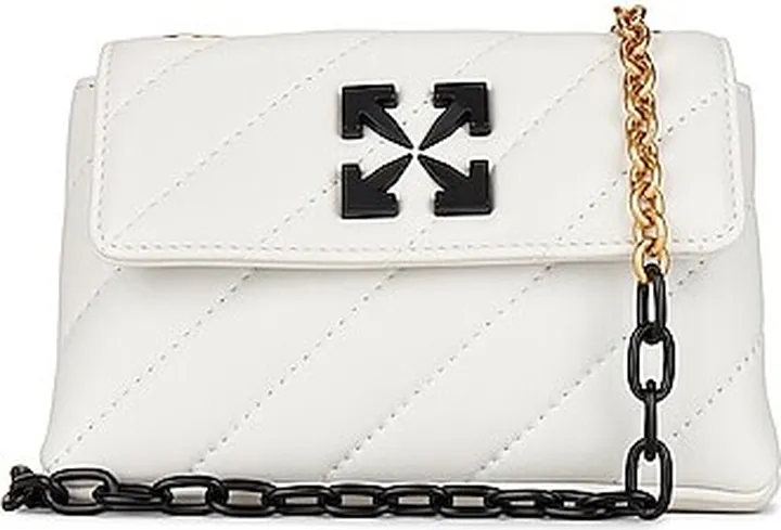 OFF-WHITE Jackhammer 17 Shoulder Bag in White