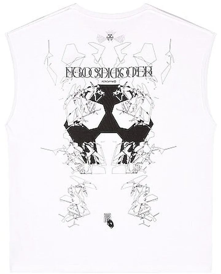 Acronym S25-PR-B Cotton Tank in White