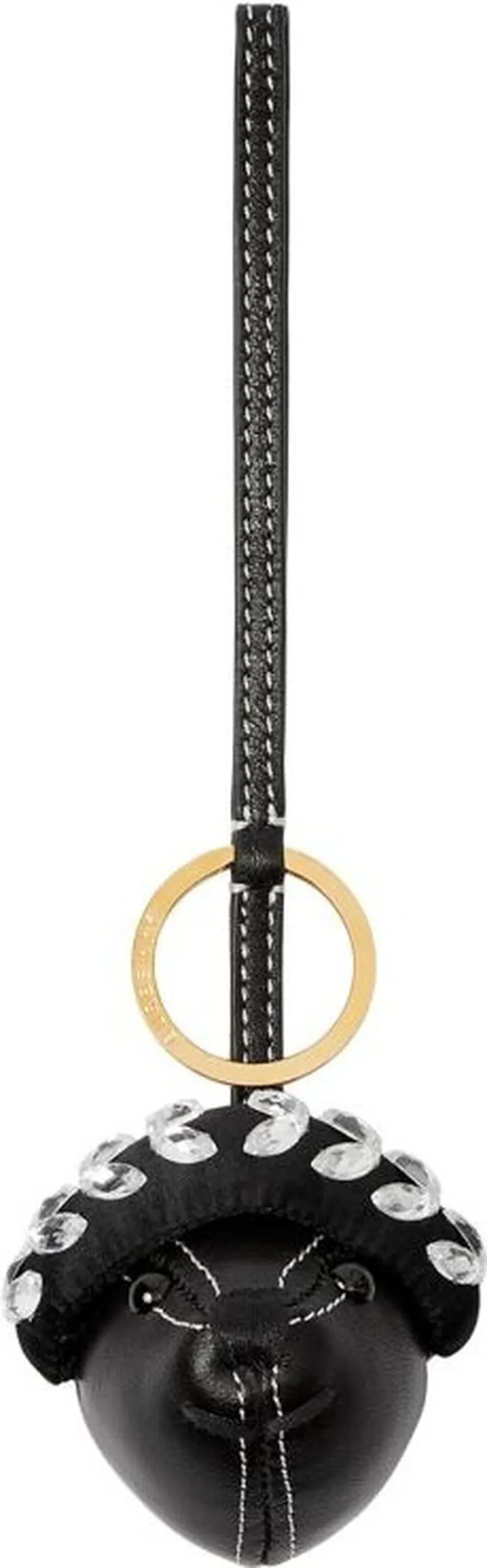 Burberry Leather And Crystal Thomas Bear Charm