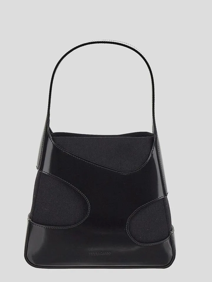 Salvatore Ferragamo Cut-Out Mini Shoulder Bag