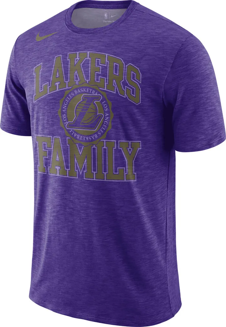 Los Angeles Lakers Mantra Nike Men's Dri-FIT NBA T-Shirt in Purple