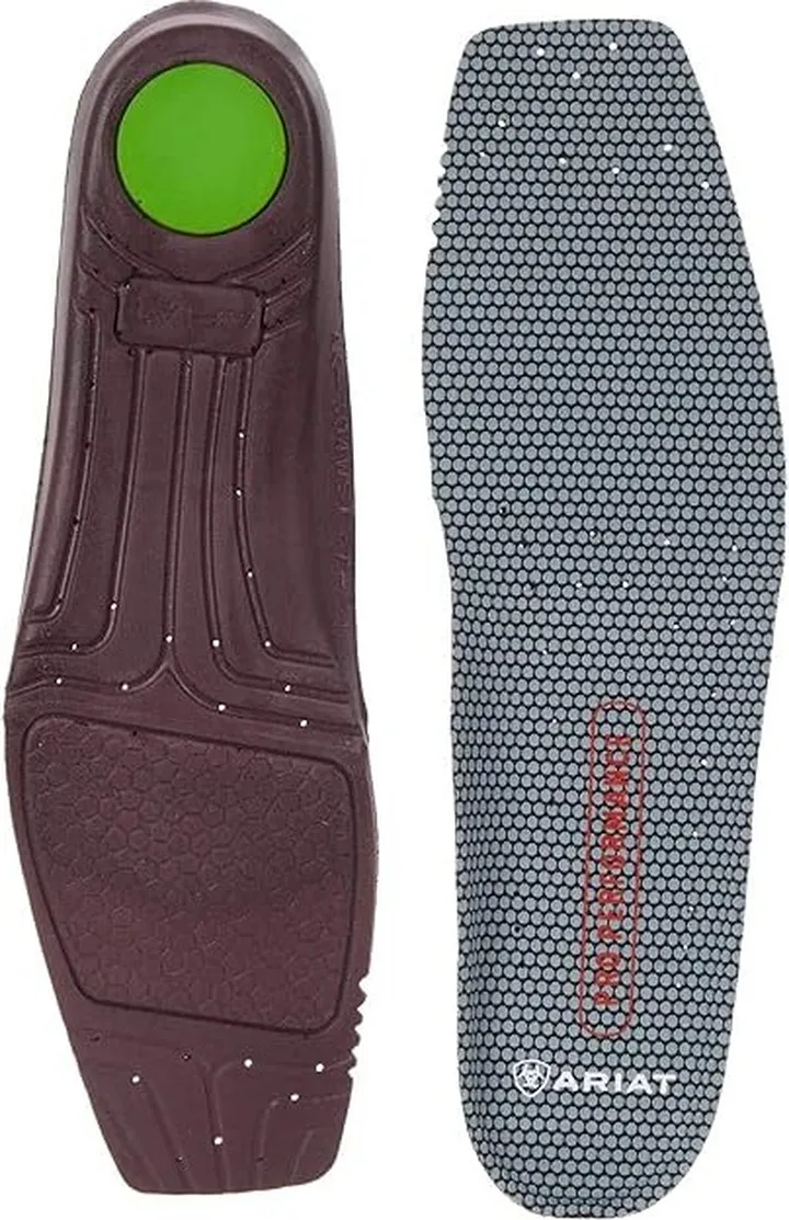 Ariat Pro Performance Insoles Wide Square Toe (No Color) Women's Insoles Accessories Shoes