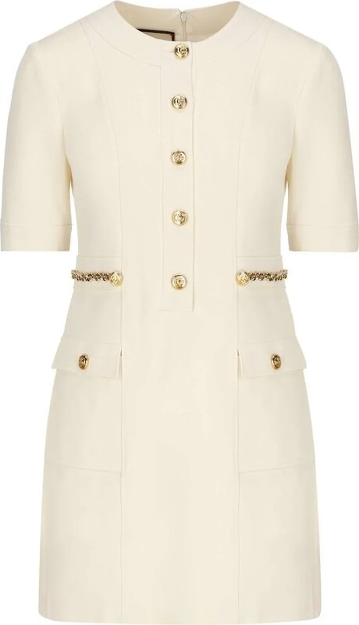 Gucci Double G Chain Mini Dress