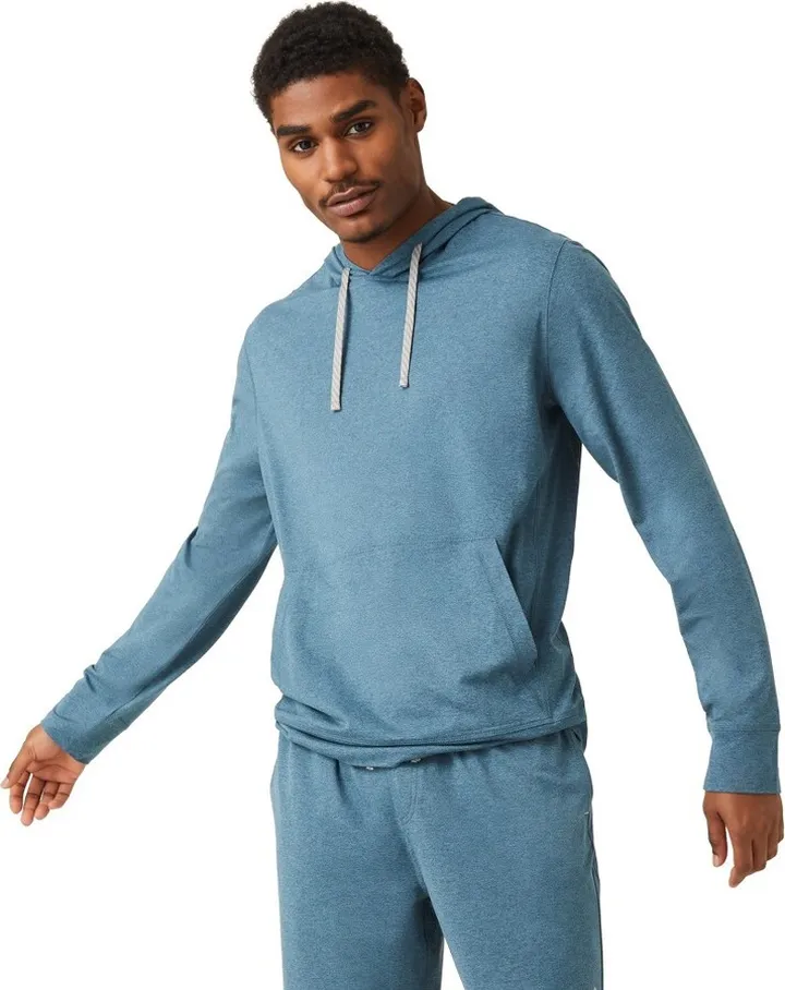 Free Country Men's Lightweight Sueded Hoodie Sage Steel XL