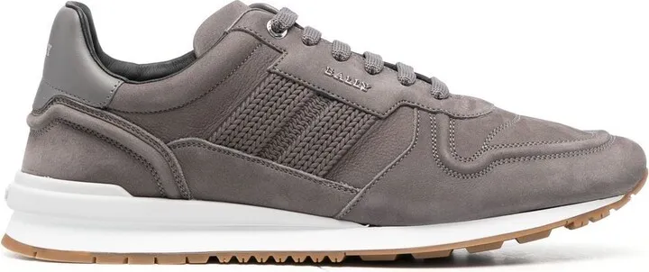 Contrast-Panel Low-Top Sneakers